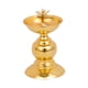 thumbnail image 5 of Candelabro de ghee, candelabro, suministros para altar, lámpara de aceite regulable, candelabro Estilo D, 5 of 9