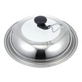 thumbnail image 5 of Yuangui Cover Cooking Potlid Stainless Steel Replacement Round Splatter Dome Steak Microwave Lids Saucepan Basting Cookware Pan, 5 of 11
