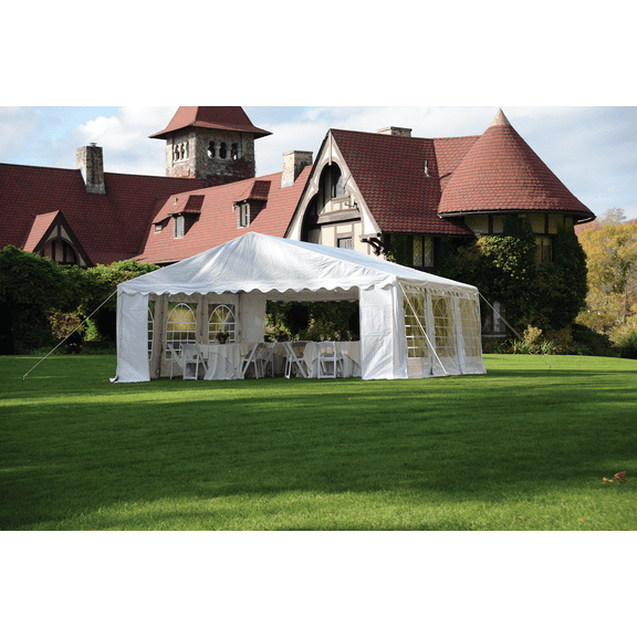 Party Tent & Enclosure Kit, 20' x 20'/6m x 6mm White