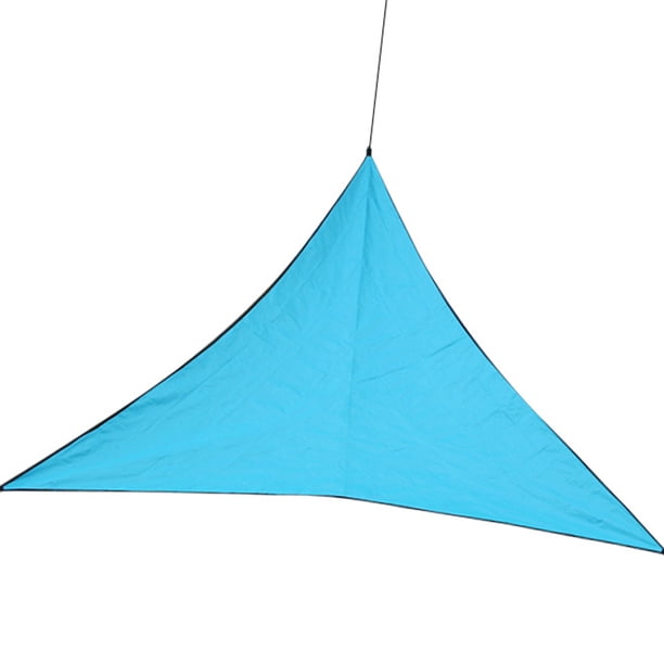 Muyoka Triángulo Sun Shade Sail Outdoor Triangle Sun Shelter Sombrilla Impermeable UV Block Triangular Shade Sail Outdoor con Cuerdas Sun Shade Toldo para Patio Patio Jardín 3x3x3m Muyoka Hogar