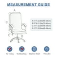 thumbnail image 6 of Y YUNHSOM Elastic Printed Office Computer Chair Cover, Detachable and Washable Dustproof Table and Chair Cushion Protector, 6 of 6