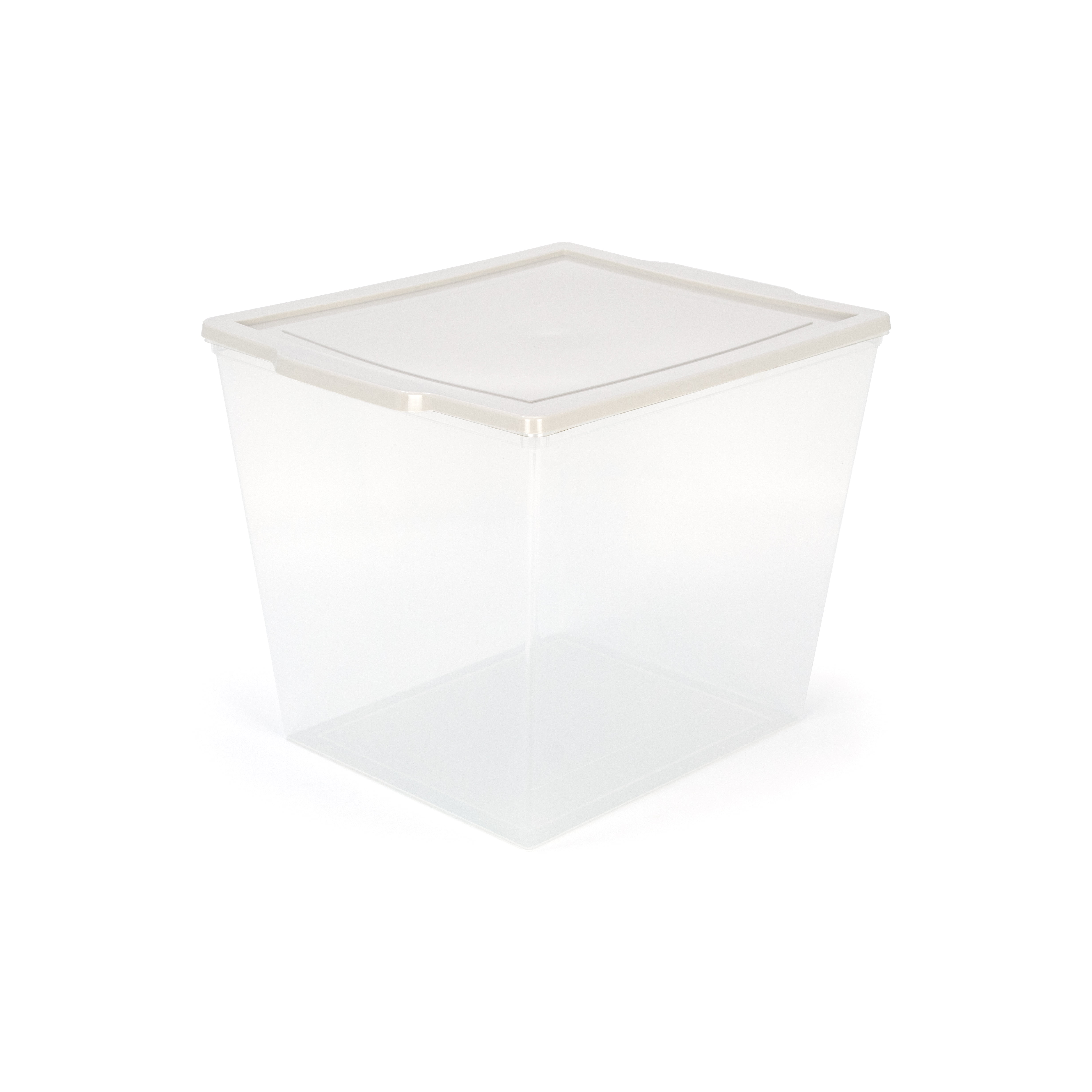 ModBoxTM 35L (9.2 gal.), Modular Series - Cool Grey & Clear