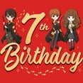 thumbnail image 2 of Girl's Harry Potter 7th Birthday Friends Graphic Tee Red Large, 2 of 5