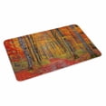 thumbnail image 2 of Red Orange Forest Fall Door Mat&nbsp;Indoor Outdoor Entrance, Non Slip Rug for Kitchen Bathroom Entryway Rug, Thanksgiving Tree Maple Leaf Washable Doormat Floor Mat 20x31.5 Inch, 2 of 8