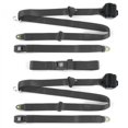 thumbnail image 1 of Standard 3 Point Charcoal Retractable Bench Seat Belt Kit with 3 Belts for 1946-1968 Ford Anglia, 1 of 1