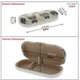 thumbnail image 2 of Rons Optical Clamshell Eyeglass Case in Cat Dog Themes for Small to Medium Frames Readers for Women Men, 2 of 6