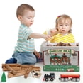 thumbnail image 4 of Juego de troncos de madera Wondertoys 208 piezas para niños mayores de 3 años, 4 of 9