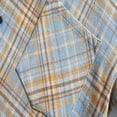 thumbnail image 6 of Ceisia Men's Vintage Plaid Flannel Shirt | Loose Drop-Shoulder Long Sleeve Casual Button-Down Top Gifts, 6 of 8
