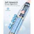 thumbnail image 4 of BBA S5 Sweeping Electric Toothbrush - Rechargeable with 8 Brush Heads, Power Toothbrush with Holder, 2.5H Charge for 45 Days Battery - Pink, 4 of 6
