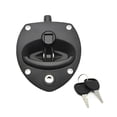 thumbnail image 1 of Black Recessed Folding T Lock Handle Lock Unlocked Key Lock Handle Lock Unlocked Can Be Removed For Trailer Toolbox, 1 of 8