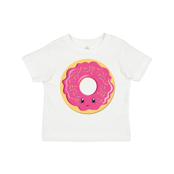 Inktastic Hot Pink Donut Boys or Girls Toddler T-Shirt