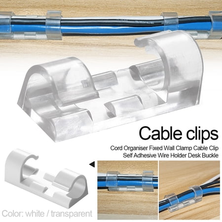 Wire organizer fixed wall clamp cable clamp self-adhesive wire holder