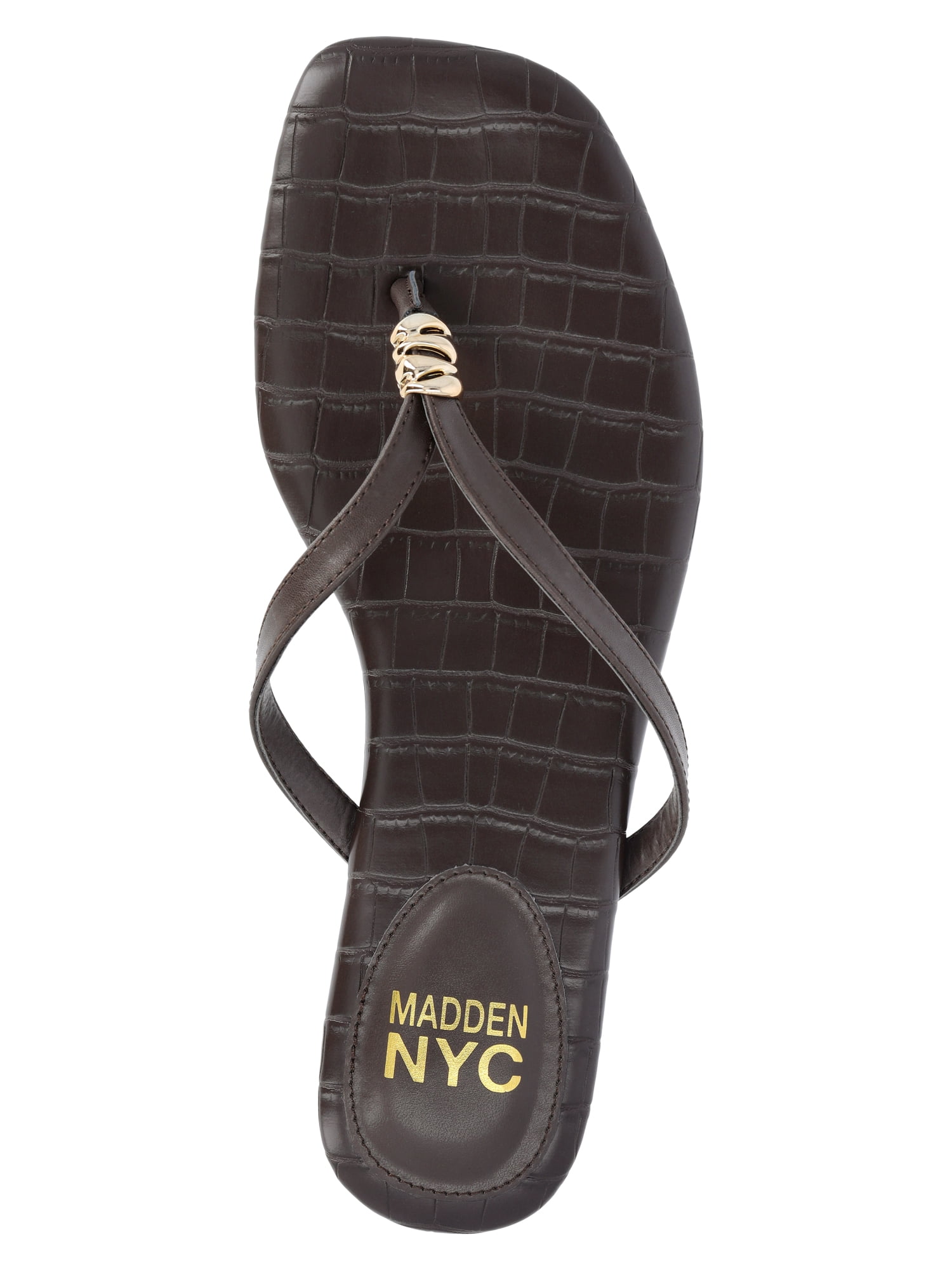Madden NYC Women's Square Flip Flops