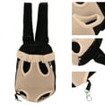 thumbnail image 4 of Sac à Dos pour Animaux de Compagnie, Sac de Poitrine avant pour Petits Chiens et Chats, Réglable, Respirant, en Maille Légère avec Pochette Rembourrée, Design à Queue pour Randonnée, Voyage, Vélo, Marche, 4 of 7