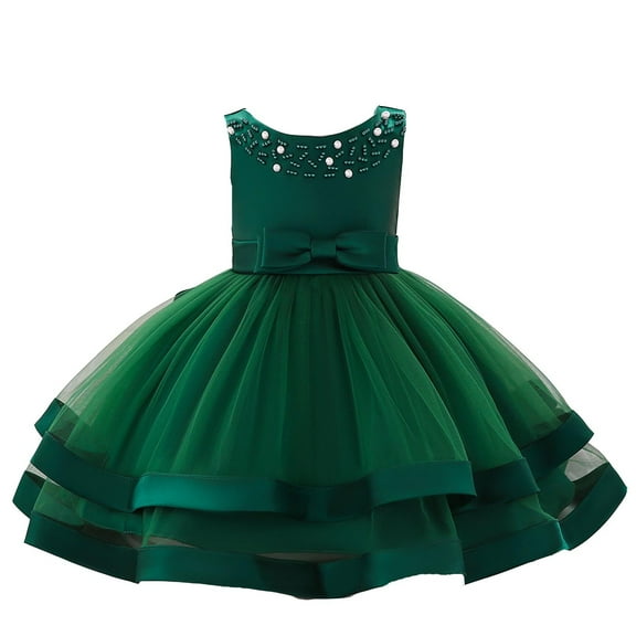 Huowey Newborn Girls Flower Dresses For Wedding Party Pageant Princess Dress 3-9 Years Leisure Dailywear, 0-3 Months