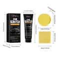 thumbnail image 3 of Xihbxyly Kit de Reparación de Rayones para Vehículos, Cera de Pulido de 60 G, Fácil Eliminación de Rayones, Recubrimiento de Pintura para Autos, Limpiador de Manchas de Óxido, Herramienta de Reparaci, 3 of 7