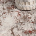 thumbnail image 5 of BNM Distressed Modern Indoor Area Rug, 10' x 14', Rust, 5 of 7