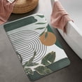 thumbnail image 2 of Green Boho Geometric and Plant Pattern (4) Bathroom Rugs Mat,Non Slip Microfiber Bathroom Rug,Rubber Backing,Soft Bathroom Mats for Bathroom Floor,Tub and Shower,20x32in(50x80cm), 2 of 5