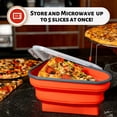 thumbnail image 5 of The Perfect Pizza Pack - Reusable Pizza Storage Container - Adjustable Pizza Slice Container to Organize & Save Space, Microwave & Dishwasher Safe, 5 of 5