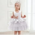 thumbnail image 2 of MEZZALL Children Party Dress Girls Cake Dress Child First Birthday Dress Versatile Toddler Baby Wear 100, 2 of 4