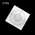 thumbnail image 3 of Uxcell 2pcs Survey Reflector Sheet 150x150mm Self-Adhesive Survey Target Mark Silver, 3 of 6