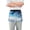 Cute Blue Mouse in Sky, variant on Server Apron with 3 Pockets Waterproof Waitress Waist Short Apron for Man Woman Us Flag and Elephant 12 Inches
