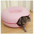 thumbnail image 2 of Cueva de gato de fieltro Zulema Hideaway verano transpirable resistente a los ñazos Rosa, 2 of 8