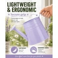 thumbnail image 5 of White Watering Can Metal - 1 L Vintage Sprinkling Can with Removable Spout - Galvanized Steel Water Cans for Indoor Outdoor Plants - Long Spout Garden Irrigation Tool for Flowers (White), 5 of 7