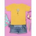 thumbnail image 3 of Love Daisy Positive Heart  T-Shirt Juniors -Image by Shutterstock,  Medium, 3 of 4