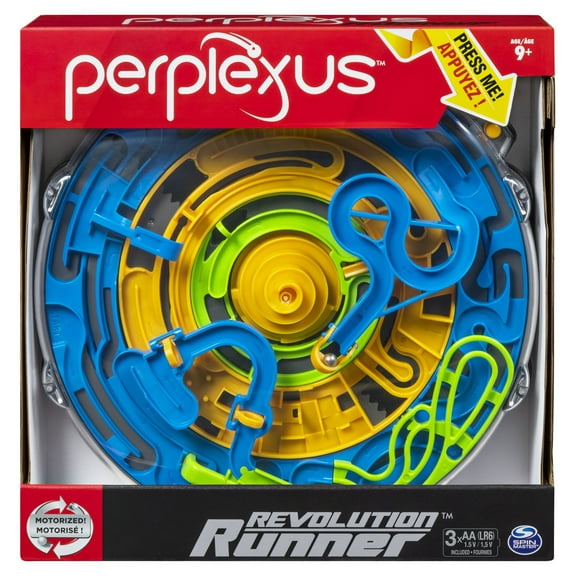 Perplexus Revolution Runner, Motorized Perpetual Motion 3D Maze Game, for Ages 9 and Up