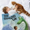 thumbnail image 5 of The Good Dinosaur Flannel Blanket Soft Bed Sofa Throw Blanket Birthday Gift, 5 of 12