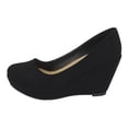 thumbnail image 2 of ZAPATILLA DE PLATAFORMA COLOR NEGRO DE GAMUZA Mundo Terra 023375, 2 of 2