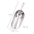 thumbnail image 4 of Zzbeans Commercial Grade Aluminum Ice Scoop, Heavy Duty Food Bartender's Tool, Multi-Purpose Kitchen Scooper for Crushed Ice Candy Flour Nut Cereal Display, 4 of 4