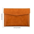 thumbnail image 2 of Magnetic Lock Leather File Bag A4 Paper File Bag Folder Bag Data Business Easy Briefcase Bag, 2 of 5
