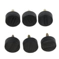 thumbnail image 2 of lionlar 3 Paires de Embouts de Talons Hauts pour Réparation de Chaussures Remplacement Coussinets Stilettos 11mm, 2 of 9