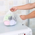 thumbnail image 4 of Miangastore Sac en Filet pour Vêtements Sac à Cordon Ventilé Lavable Réutilisable Sac de Lessive Vêtements de Gym Natation Camping Plongée Voyage Grande Taille, 4 of 8