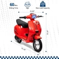 thumbnail image 2 of Motocicleta Eléctrica para Niños 8+ con Motor 350W, Baterías Duales 12V 10Ah, Velocidad 5-14 mph, Resistente al Agua, 2 of 12