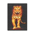 thumbnail image 1 of RYLABLUE Fire Tiger Couch Sofa or Bed Fleece Blanket Throw 58x80 inches, 1 of 3