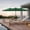 Dark Green, variant on 15FT Large Outdoor Patio Umbrella, Double-Sided Market Umbrella with Crank, Table Umbrella 12 Sturdy Ribs UV Protection for Backyard Pool, No base ( Orange )