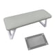 thumbnail image 2 of Soporte para reposabrazos de uñas, accesorios para decoración de uñas, soporte para brazo de manicura, mano plegable para uñas esquina cuadrada gris Yuyangstore Reposabrazos de uñas, 2 of 8