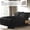 Black, variant on 6 Piece Bamboo Bed Sheet Set, Luxury Silky Soft Breathable Bedding Sheets with 16 Inch Deep Pocket, Ultra Comfortable Sheet Set for California King, King, Queen and Full Sizes