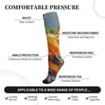 thumbnail image 3 of Bixox Refreshing Fruit Infused Drinks Print Compression Socks,Compression Socks Women & Men Circulation for Medical,Running,Athletic, 3 of 7