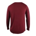 thumbnail image 2 of Charter Club Women's Merino Wool V-Neck Cardigan (L, Carriage Red), 2 of 2