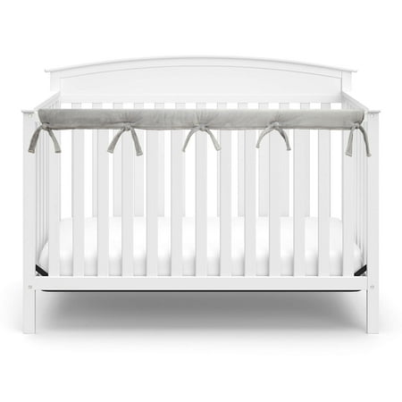 American Baby Company 1 Pack Heavenly Soft Narrow Reversible Crib Rail Cove