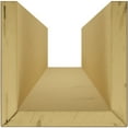thumbnail image 6 of Ekena Millwork 6"W x 6"H x 12'L 3-Sided (U-beam) Rough Cedar Endurathane Faux Wood Ceiling Beam, Burnished Honey Dew, 6 of 12