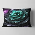 thumbnail image 2 of Designart 12" x 20" Green Polyester Throw Pillow, 2 of 5