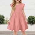 thumbnail image 2 of Gubotare Girls Summer Dresses Layered Tulle Tutu Dress for Toddler Girls Baby Girl Rainbow Tutu Princess Skirt with Flower Headband. (Pink,Size 9-10 Years), 2 of 5