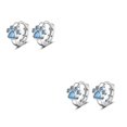 thumbnail image 4 of Sonducket 1 par de pendientes de cobre, joyería de moda, mano de obra fina, superficie lisa ligera, suministros de moda para mujer Azul 2Conjunto, 4 of 6