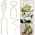 thumbnail image 4 of Small Metal Trelli For Potted Plants Gold Trelli For Climbing Plants Indoor Mini Trelli For Potted Plants Support Stake House Plants Trelli For Garden Potted, 4 of 4