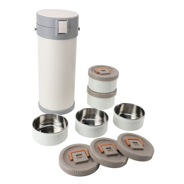 Caja Bento De Acero Inoxidable Aislada ANGGREK Tarro De Comida Aislado 3,4 L 5 Capas